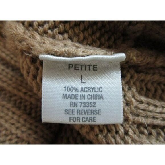 dressbarn Size Large Petite Womens Cowl Neck Sweater # 43-D - Picture 3 of 5